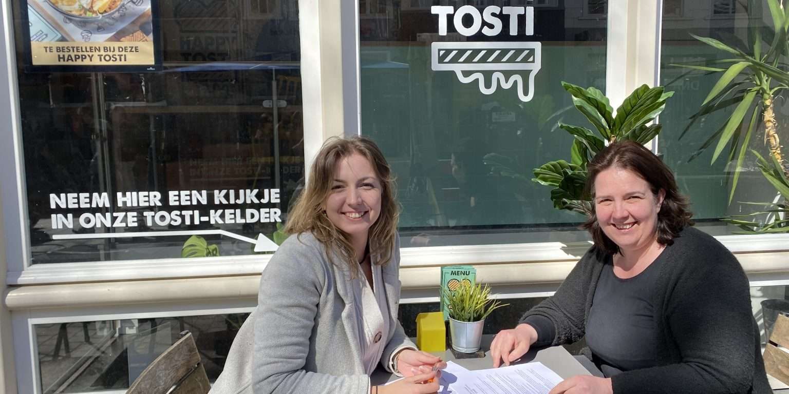 Marie Louise Luijkx sluit met Happy Tosti aan bij Betrokken Ondernemers Breda.